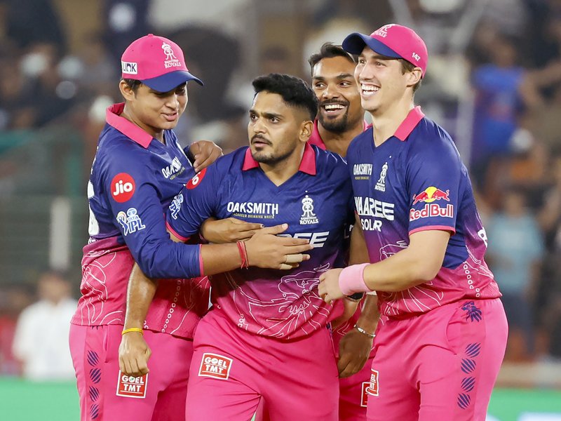 Tushar Deshpande’s ice-cool final over, Ravi Bishnoi’s 4-fer seals 6-run thriller for Rajasthan Royals against Gujarat Titans in the Indian Premier League (IPL) 2026, in Ahmedabad on Saturday. Photo credit: IANS 