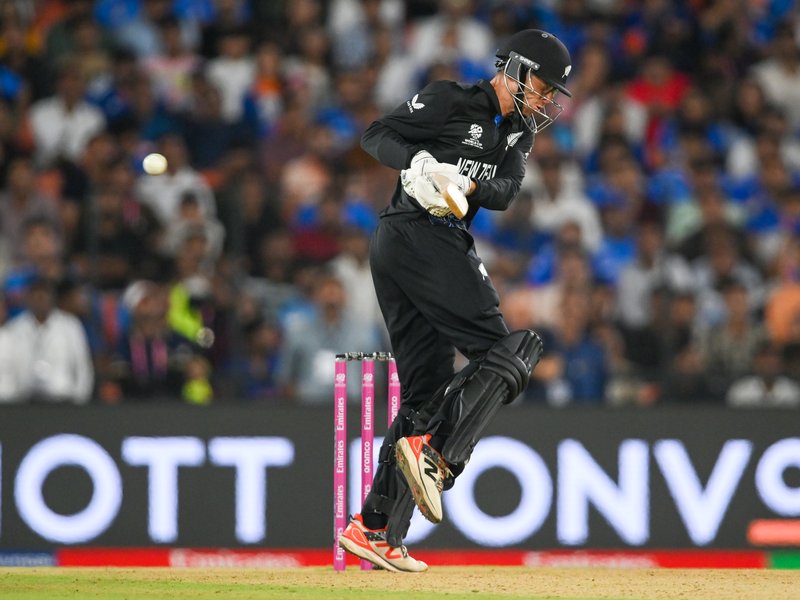 Proud of the boys to make it this far, says New Zealand captain Mitchell Santner after his team's defeat to India in final in Ahmedabad on Sunday. Photo credit: IANS 