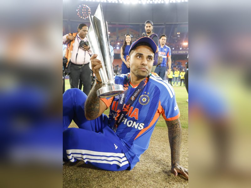 ‘When someone is not doing well, you spend time with him': Suryakumar Yadav highlights team culture behind India’s title triumph in ICC Men's T20 World Cup 2026 on Sunday. Photo credit: IANS 