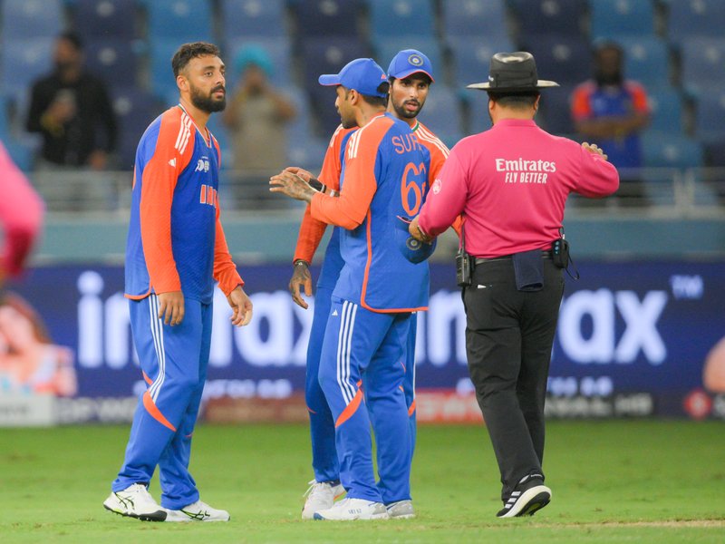 Abhishek Sharma, Kuldeep Yadav star as India beat Bangladesh, storm into final of the Men's T20 Asia Cup in Dubai on Wednesday. Photo credit: IANS