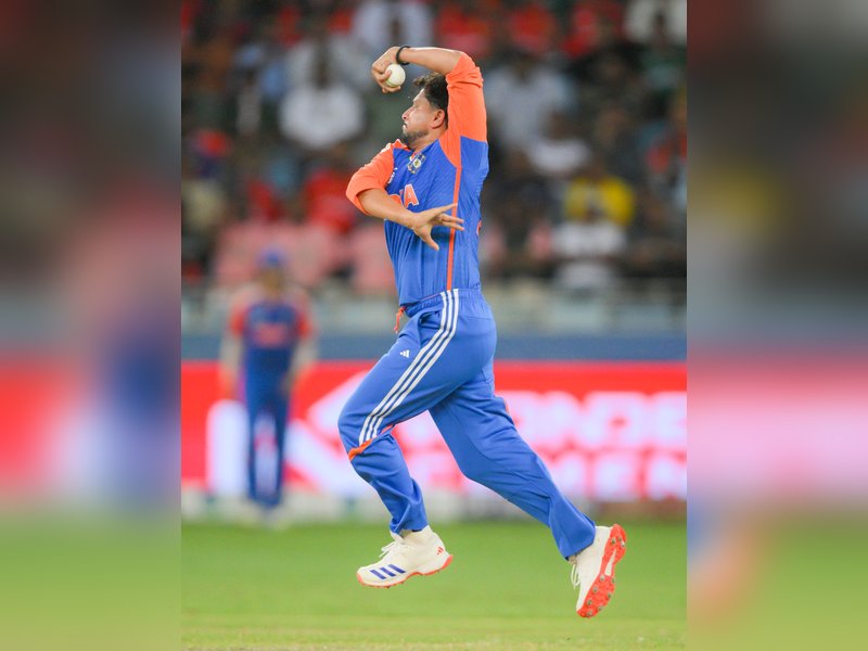 Abhishek Sharma, Kuldeep Yadav help India book final spot; thrash Bangladesh by 41 runs in Super 4 stage of Men's T20 Asia Cup 2025 in Dubai on Wednesday. Photo credit: IANS