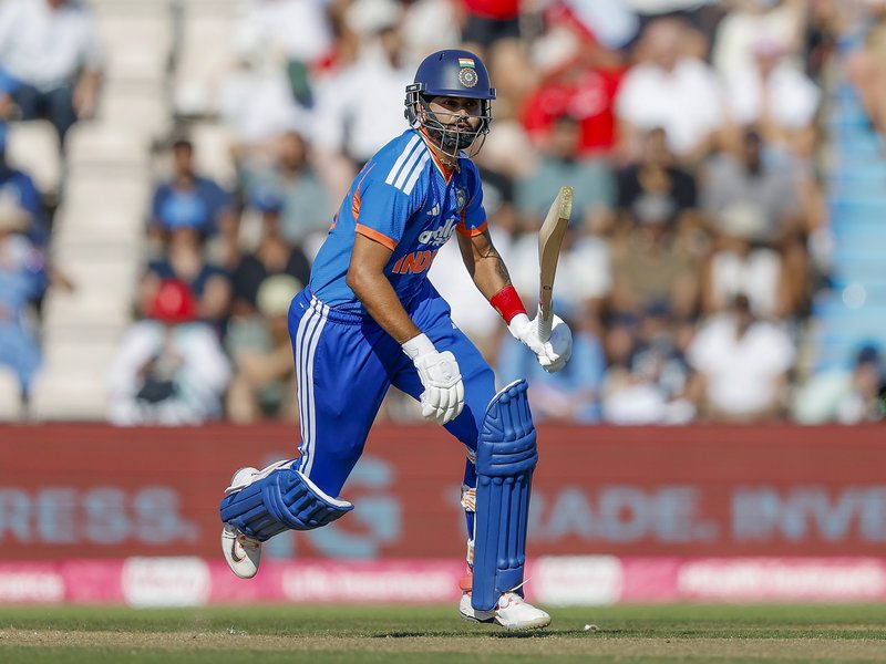 Fielding lapses, poor adaptation cost us the series, admits Shreyas Iyer after India lose to England in the fifth T20I in Southampton on Saturday. Photo credit: IANS/@BCCI