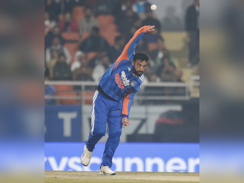 Top-ranked T20I bowler Chakaravarthy attains career-best rating, Tilak moves to fourth in batting chart