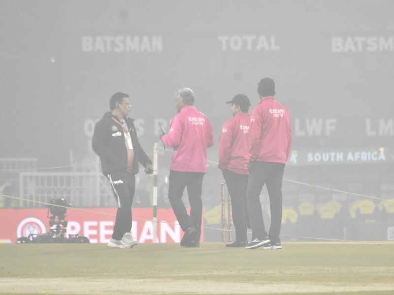 भारत बनाम साउथ अफ्रीका: फैंस हुए मायूस, लखनऊ में कोहरे की वजह से टी20 मैच रद्द