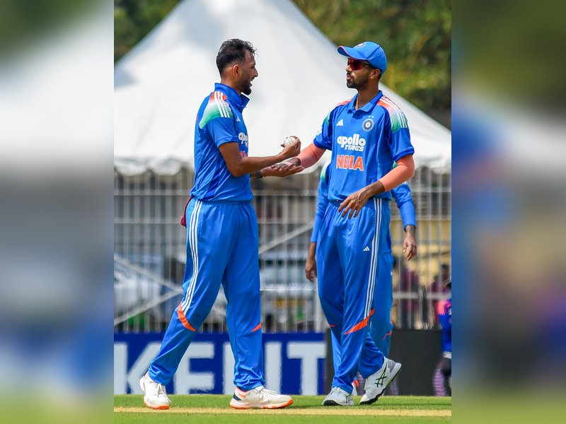 Prasidh Krishna’s five-for and Yashasvi Jaiswal’s century carry India to 3-0 sweep against Afghanistan in the three-match ODI series that ended in Chennai on Saturday. Photo credit: IANS 