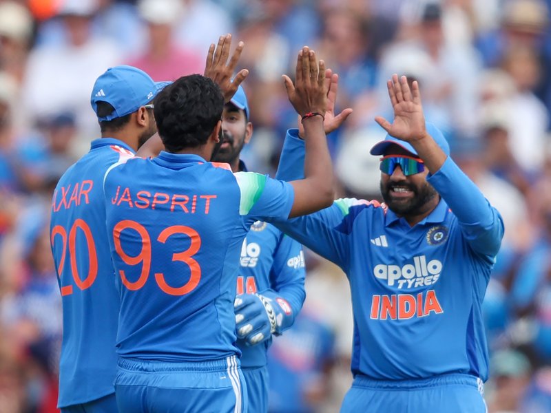 Jasprit Bumrah becomes India's highest ODI wicket-taker in England during the first ODI at Edgbaston in Birmingham on Tuesday. Photo credit: IANS