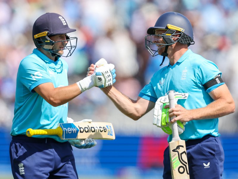 Injured Jos Buttler ruled out of England’s decisive third ODI against Sri Lanka; Dan Lawrence called up as replacement. Photo credit: IANS