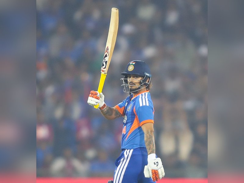 Runs in domestic circuit helped me score here as well, says Ishan Kishan after helping India win the fourth ODI on Friday. Photo credit: IANS
