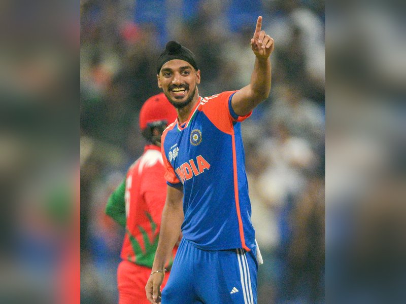 Sanju Samson's fifty, Arshdeep Singh’s 100th wicket help India to 21-run win over Oman in Men's T20 Asia Cup 2025 in Abu Dhabi on Friday. Photo credit: IANS