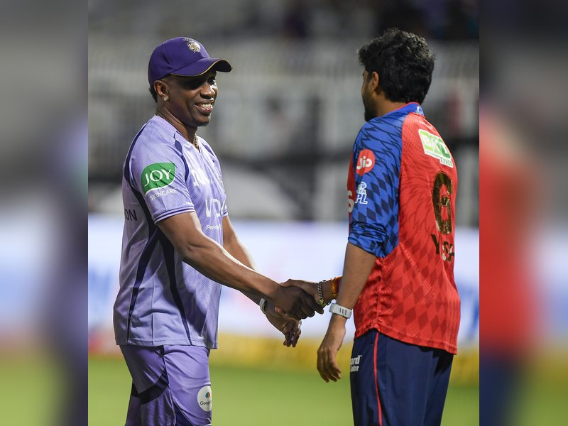 Kolkata Knight Riders (KKR) and Punjab Kings (PBKS) share a point as rain washes out the 12th match of the Indian Premier League (IPL) 2026 at the Eden Gardens in Kolkata on Monday. Photo credit: IANS