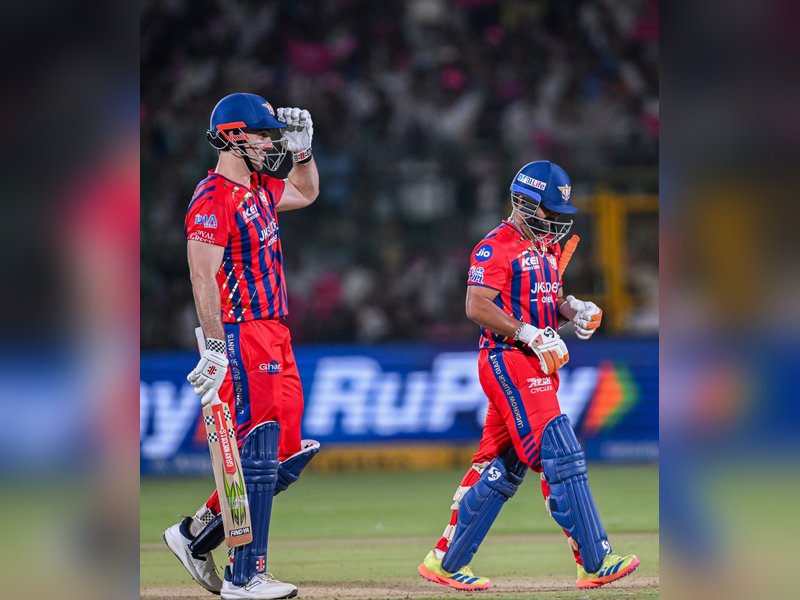 Frustrated Rishabh Pant allegedly uses 'F-word' on national TV after 7-wicket defeat to Rajasthan Royals in the Indian Premier League (IPL) 2026 match in Jaipur on Tuesday. Photo credit: IANS 