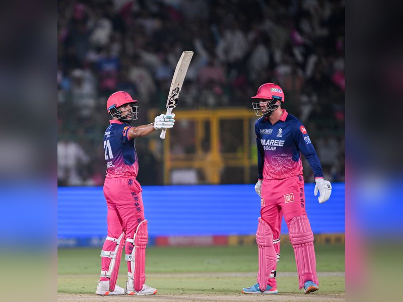 Vaibhav Sooryavanshi, Dhruv Jurel power Rajasthan Royals to clinical 7-wicket win over Lucknow Super Giants in the Indian Premier League (IPL) 2026 at the Sawai Mansingh Stadium in Jaipur on Tuesday. Photo credit: IANS
