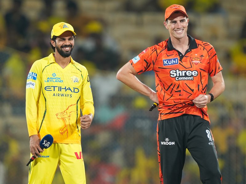 Akeal Hosein back as Chennai Super Kings opt to bat against unchanged Sunrisers Hyderabad in Match 63 of the Indian Premier League (IPL) 2026 at the M.A. Chidambaram Stadium in Chennai on Monday. Photo credit: IANS