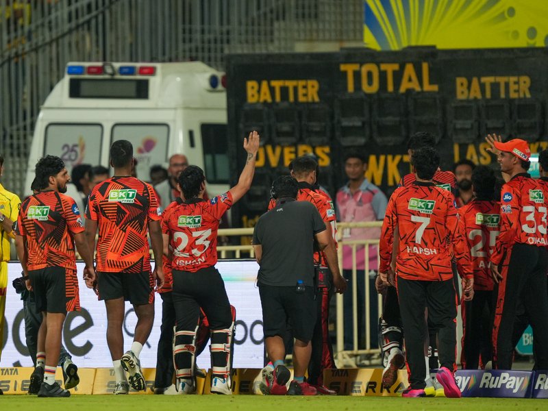 Ishan deserves all the credit, says Pat Cummins after Sunrisers Hyderabad’s playoff-clinching win over Chennai Super Kings in Match 63 of the Indian Premier League 2026 in Chennai on Monday. Photo credit: IANS