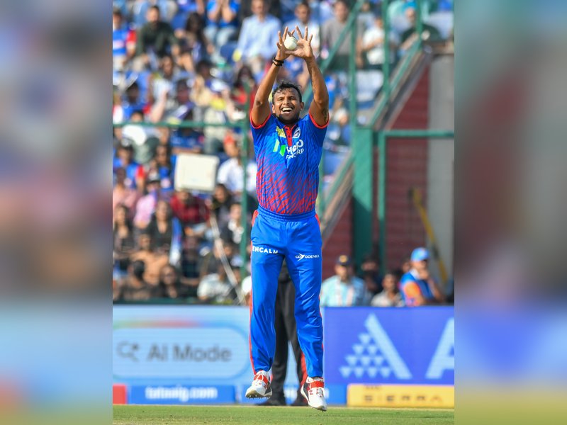 T. Natarajan’s confidence will build up, and he is poised to perform very well, says Mukesh Kumar after their Indian Premier League (IPL) 2026 on Saturday. Photo credit: IANS 