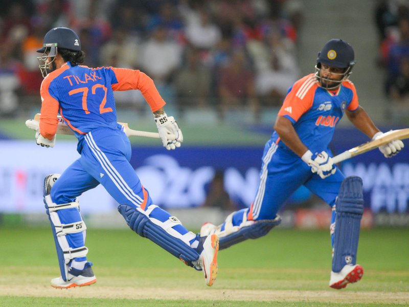 Abhishek Sharma and Tilak Varma shine as India post 202/5 against Sri Lanka in their last Super 4 match of the Men's T20 Asia Cup 2025 in Dubai on Friday. Photo credit: IANS