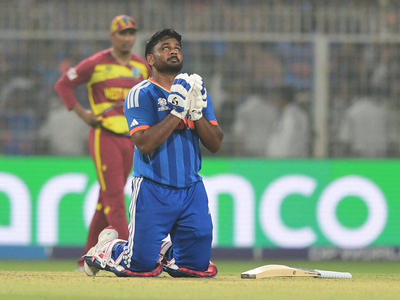 T20 WC: Samson's ubeaten 97 guides India to semis