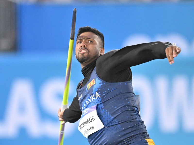  Neeraj Chopra settles for silver as Sri Lanka’s Pathirage stuns field with Games record; Yashvir Singh wins bronze in javelin throw event at the Commonwealth Games 2026 in Glasgow on Friday night. Photo credit: IANS