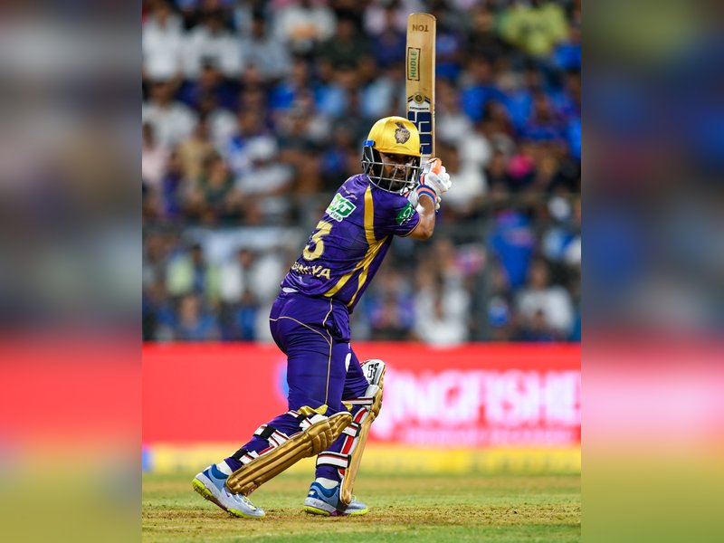 IPL 2026: Rahane, Raghuvanshi fifties power KKR to 220/4 against MI