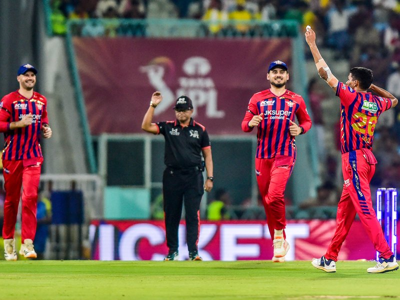 'This chit business should be banned', says Rayudu as he criticises Akash Singh’s celebration during Lucknow Super Giants v Chennai Super Kings' Indian Premier League (IPL) 2026 match. Photo credit: IANS 
