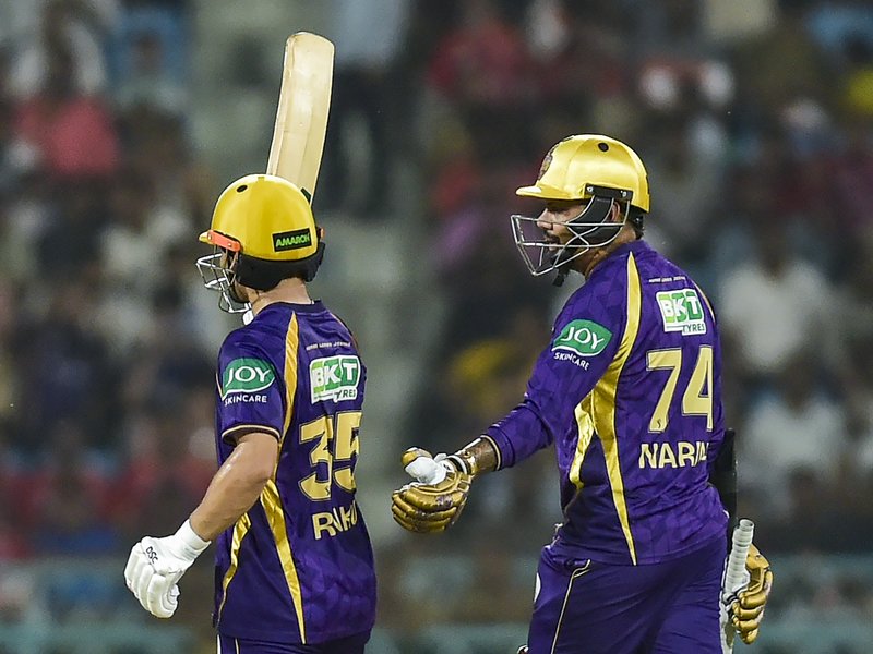 Rinku Singh’s unbeaten 83 takes Kolkata Knight Riders to 155/7 after Mohsin picks five-for for Lucknow Super Giants in the Indian Premier League (IPL) 2026 at the BRSABV Ekana Stadium in Lucknow on Sunday. Photo credit: IANS