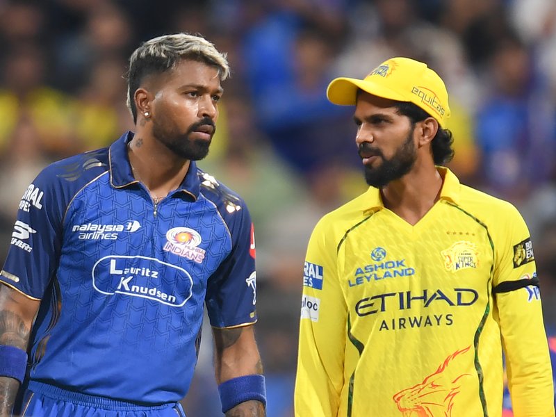 Unchanged Mumbai Indians opt to bowl against Chennai Super Kings in Match 33 of the Indian Premier League (IPL) 2026 at the Wankhede Stadium in Mumbai on Thursday. Photo credit: IANS