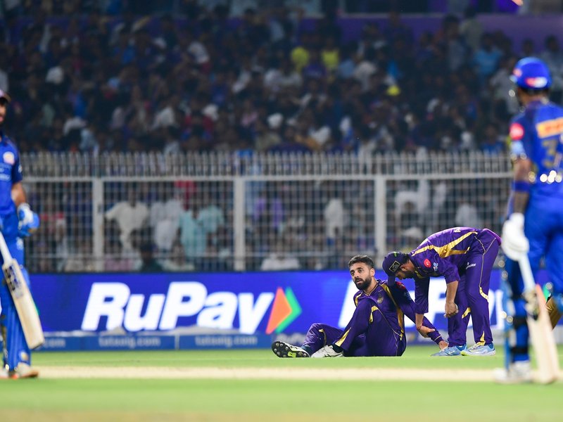 Kolkata Knight Riders replace injured Angkrish Raghuvanshi with Ramandeep Singh as concussion substitute in the Indian Premier League (IPL) 2026 against Mumbai Indians at the Eden Gardens in Kolkata on Wednesday. Photo credit: IANS 
