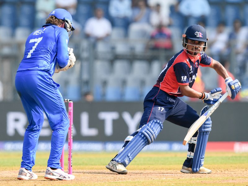 "Italy outplayed us today," admits Nepal captain Rohit Paudel after their 10-wicket loss in the ICC Men's T20 World Cup 2026 at the Wankhede Stadium in Mumbai on Thursday. photo credit: IANS