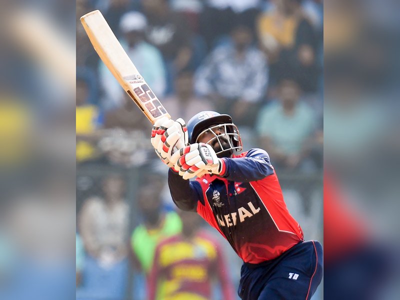 टी20 विश्व कप: दीपेंद्र का अर्धशतक, नेपाल ने वेस्टइंडीज को दिया 134 रन का लक्ष्य 