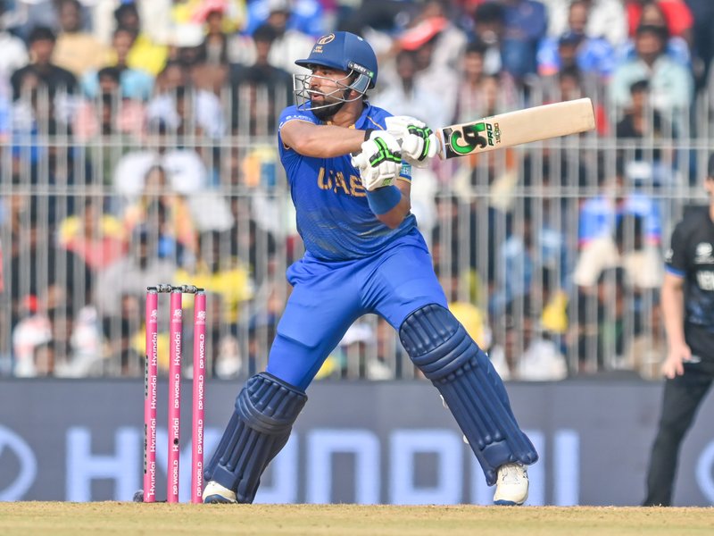 We could have added a bit more to the total, says UAE skipper Muhammad Waseem after posting his highest score against New Zealand in Chennai on Tuesday. Photo credit: IANS