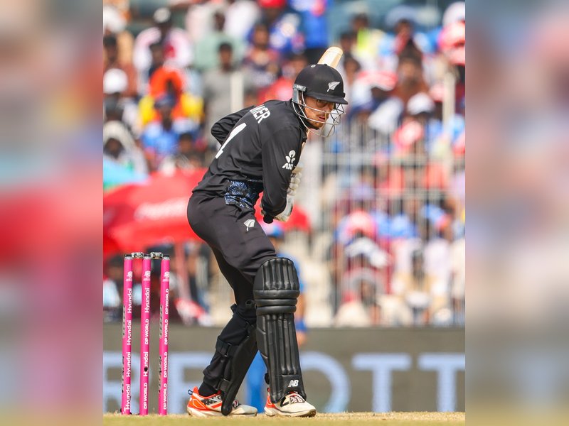 Mitchell Santner is pretty excited to get back to the park, says New Zealand's Mark Chapman ahead of the ICC Men's T20 World Cup 2026 in Colombo on Saturday. Photo credit: IANS 