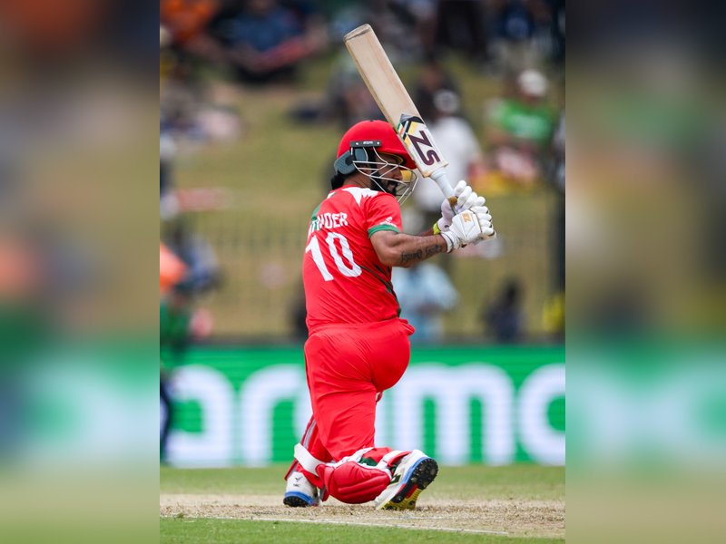 ‘We were in the game till 10th over,’ says Oman skipper Jatinder Singh after 96-run loss to Ireland in the ICC Men's T20 World Cup 2026 at the Sinhalese Sports Club in Colombo on Saturday.  Photo credit: IANS