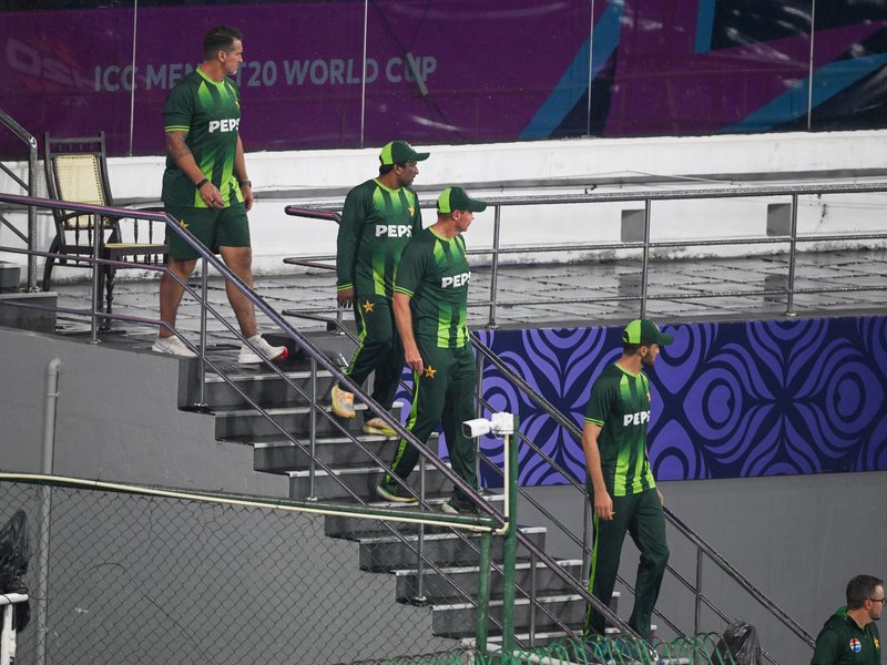 Rain washes out Super Eights clash between Pakistan versus New Zealand in Colombo on Sunday. Photo credit: IANS