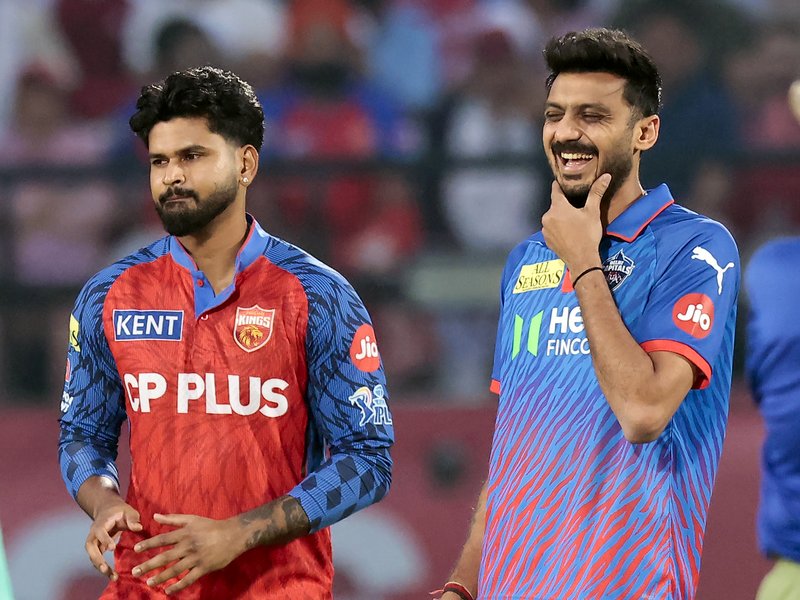 Ben Dwarshius debuts for Punjab Kings as Delhi Capitals elect to bowl in Match 55 of the Indian Premier League (IPL) 2026 at the Himachal Pradesh Cricket Association Stadium in Dharamsala, Himachal Pradesh, on Monday. Photo credit: IANS