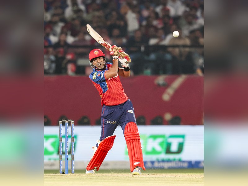 Priyansh Arya, Shreyas Iyer fifties guide Punjab Kings to 201/5 against Delhi Capitals in Match 55 of the Indian Premier League (IPL) 2026 at the Himachal Pradesh Cricket Association Stadium, Dharamsala, on Monday.  Photo credit: IANS