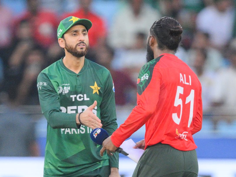 Mahedi, Taskin and Nurul come in as Bangladesh elect to bowl first against Pakistan in Super 4s stage of the Men's T20 Asia Cup in Dubai on Thursday. Photo credit: IANS