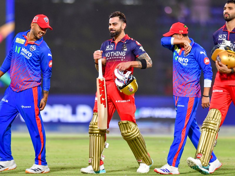 Pressure on the batting side is immense when Josh Hazlewood, Bhuvneshwar Kumar are bowling, said Devdutt Padikkal after Royal Challengers Bengaluru handed Delhi Capitals nine-wicket defeat in New Delhi on Monday. Photo credit: IANS 