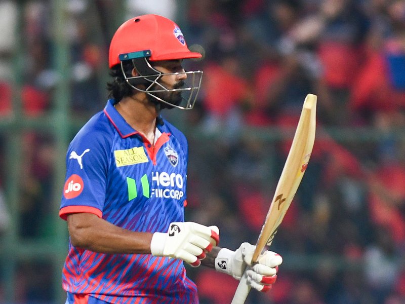There was faith in Tristian Stubbs and David Miller, says KL Rahul after Delhi Capitals' six-wicket win over Royal Challengers Bengaluru in Bengaluru on Saturday. Photo credit: IANS 