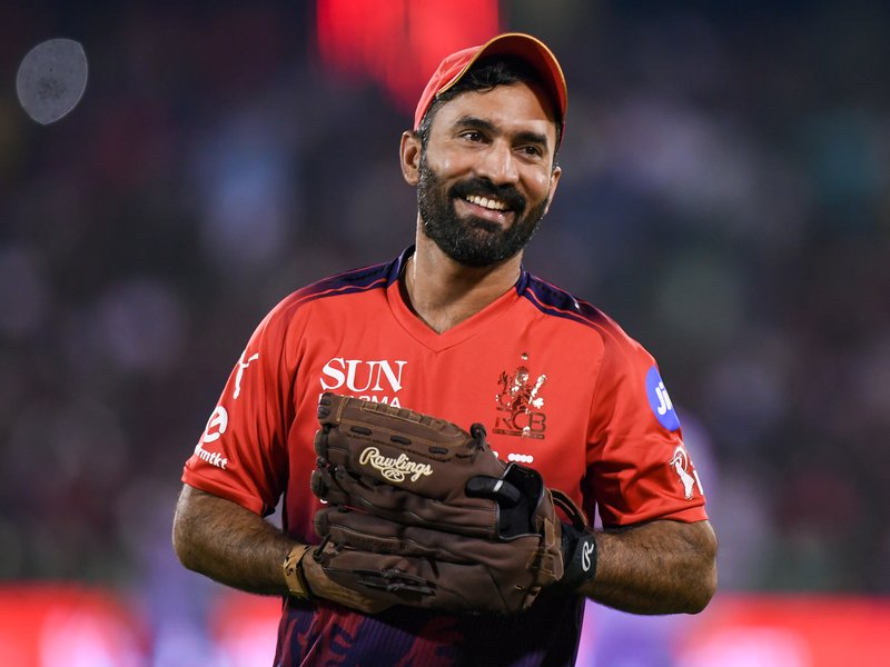 Royal Challengers Bengaluru (RCB) fans made me who I am today, adopted me as son of their own land, says Dinesh Karthik. Photo credit: IANS 