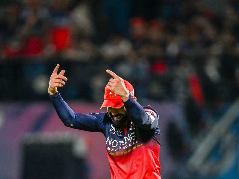 Royal Challengers Bengaluru storm into second straight final with dominant 92-run win over Gujarat Titans in Qualifier 1 of the Indian Premier League (IPL) 2026 in Dharamsala on Tuesday. Photo credit: IANS 