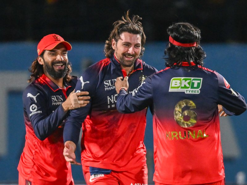 'We showed the right attacking mindset', says Rajat Patidar after Royal Challengers Bengaluru crush Gujarat Titans to reach the final of the Indian Premier League (IPL) 2026 in Dharamshala on Tuesday. Photo credit: IANS 