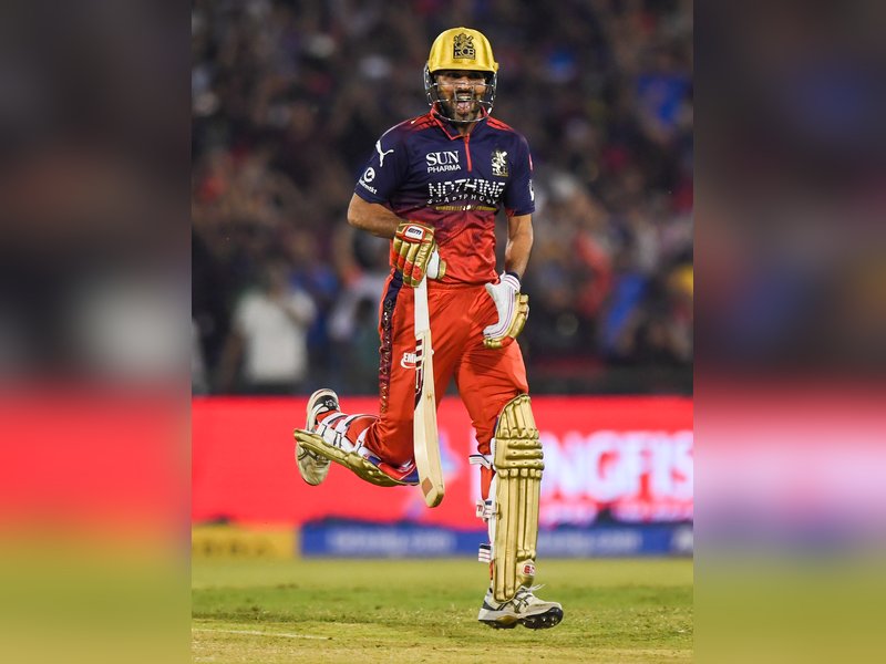 Krunal Pandya’s 73, Bhuvneshwar Kumar’s ice-cool finish help Royal Challengers Bengaluru knock Mumbai Indians out in the Indian Premier League (IPL) 2026 in Raipur on Sunday. Photo credit: IANS 