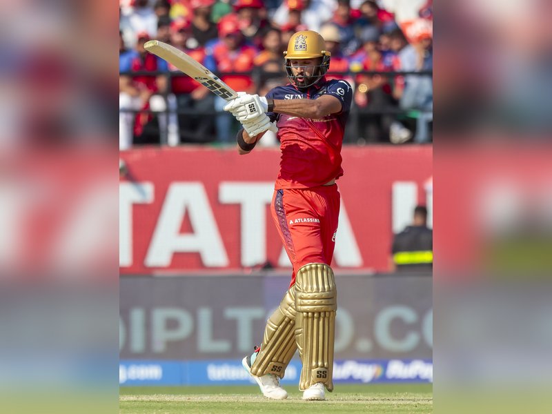 'It's a pretty good total', Padikkal backs Royal Challengers Bengaluru bowlers to defend 222 against Punjab Kings in the Indian Premier League (IPL) 2026 in Dharamshala on Sunday. Photo credit: IANS
