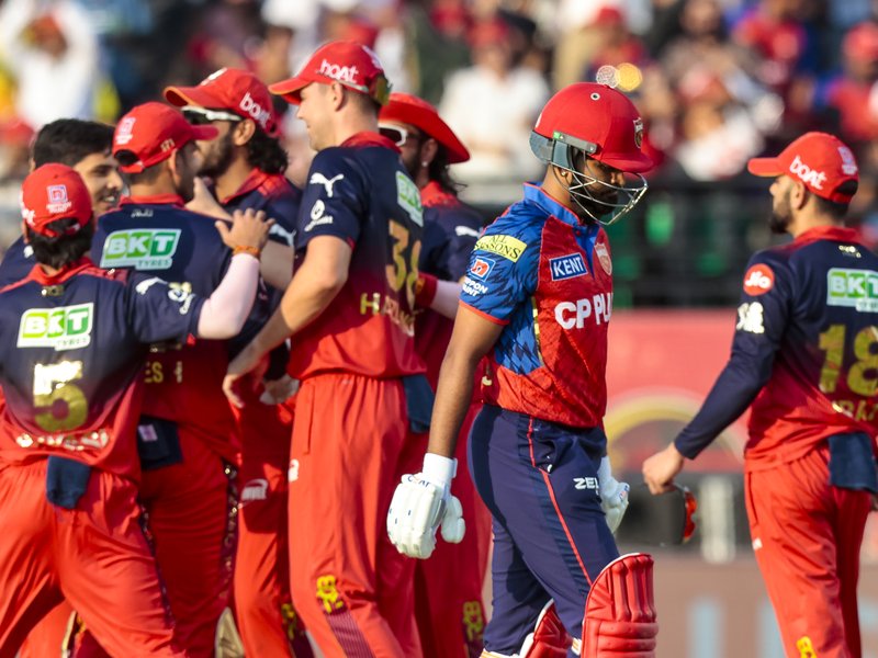 Royal Challengers Bengaluru seal playoff berth with 23-run victory against Punjab Kings in the Indian Premier League (IPL) 2026 at the Himachal Pradesh Cricket Association Stadium on Sunday. Photo credit: IANS