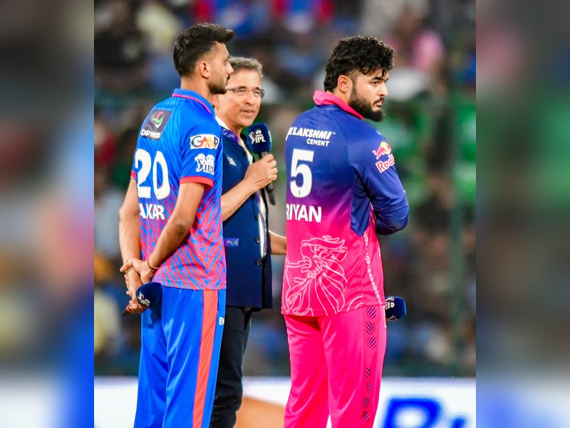 Vijay handed debut as Delhi Capitals elect to bowl first against Rajasthan Royals, Ravi gets debut cap in their Indian Premier League (IPL) 2026 match at the Arun Jaitley Stadium in New Delhi on Sunday.  Photo credit: IANS 