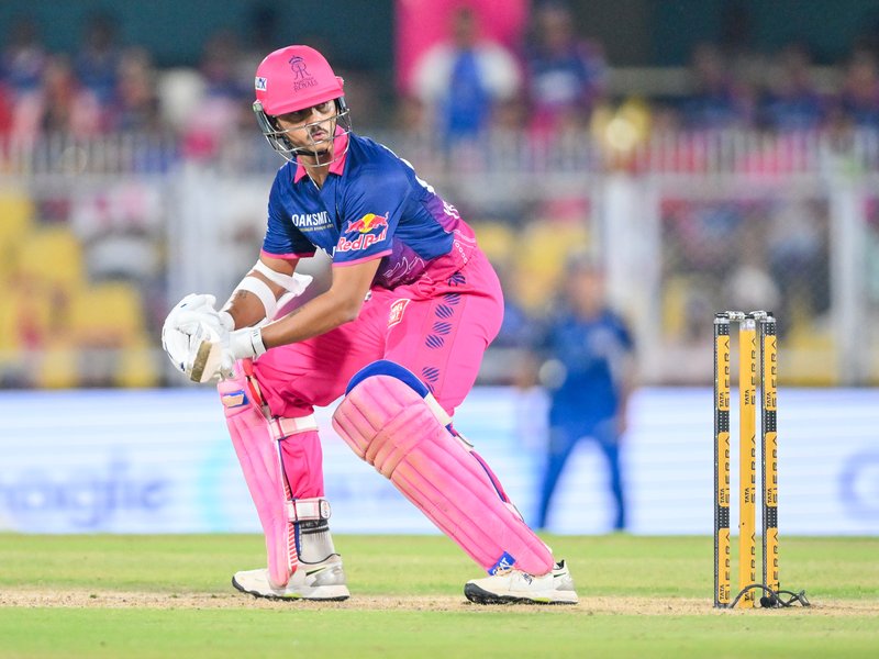 IPL 2026: Jaiswal's unbeaten 77 helps RR post 150/3 against MI in rain-reduced match