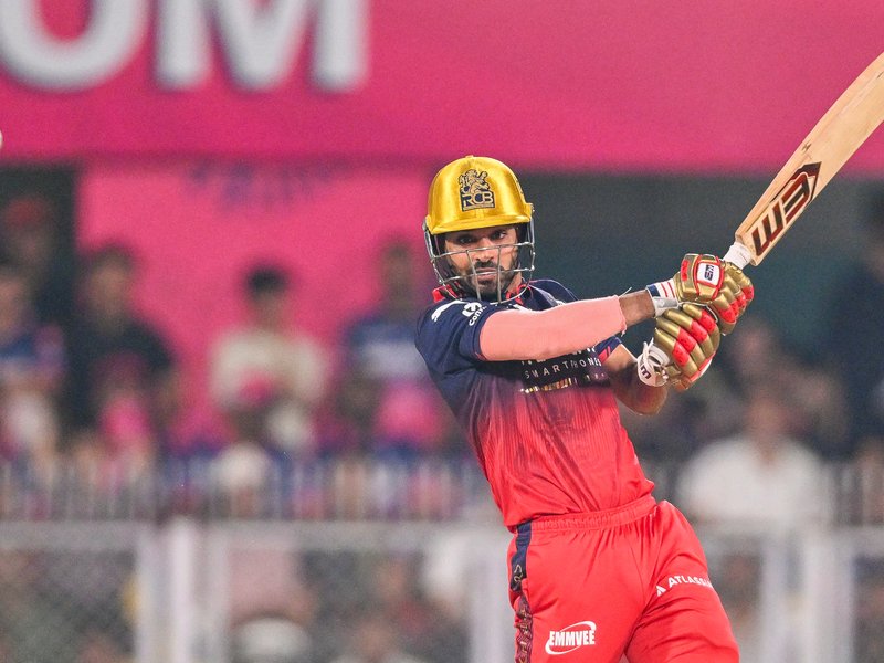 Rajat Patidar's fighting 63 propels Royal Challengers Bengaluru to 201/8 against Rajasthan Royals in the Indian Premier League (IPL) 2026 in Guwahati on Friday. Photo credit: IANS