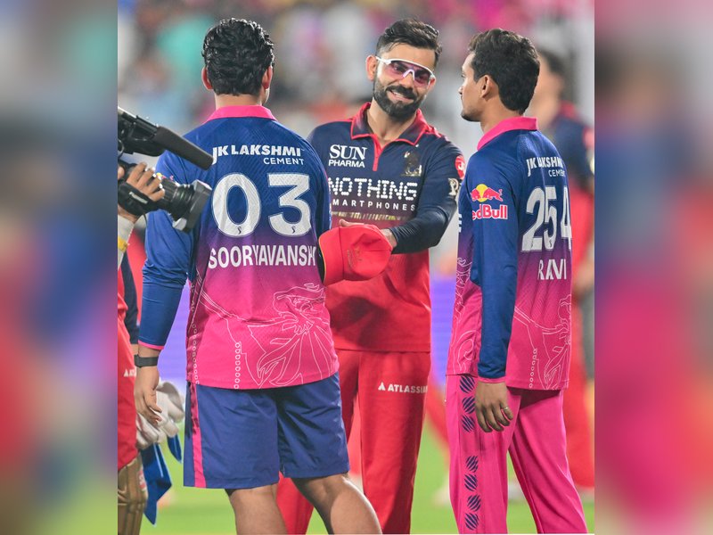 The way Vaibhav (Sooryavanshi) batted made all the difference, says RCB captain Rajat Patidar after the opener's knock resulted in his team losing to Rajasthan Royals in Guwahati on Friday. Photo credit: IANS