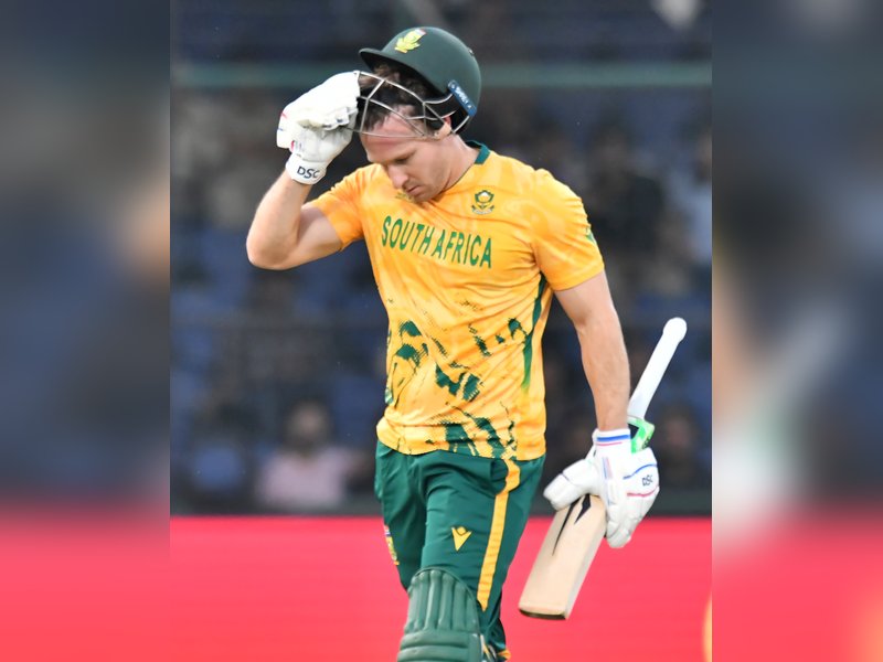  South Africa ‘buzzed up’ for their semifinal against New Zealand, says David Miller ahead of their semifinal clash at the Eden Gardens in Kolkata on Wednesday. Photo credit: IANS 