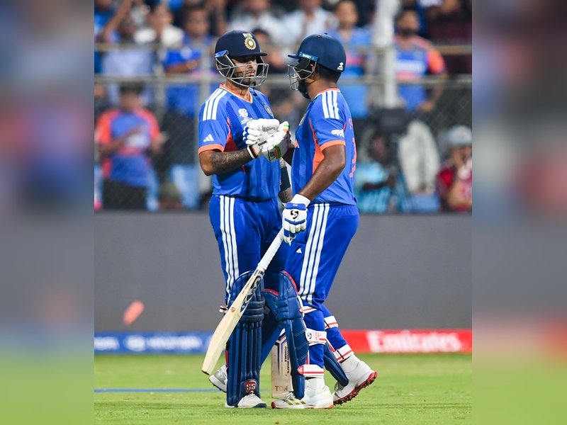 T20 WC: Samson's 89 helps India post 253/7 against England in Semifinal 2